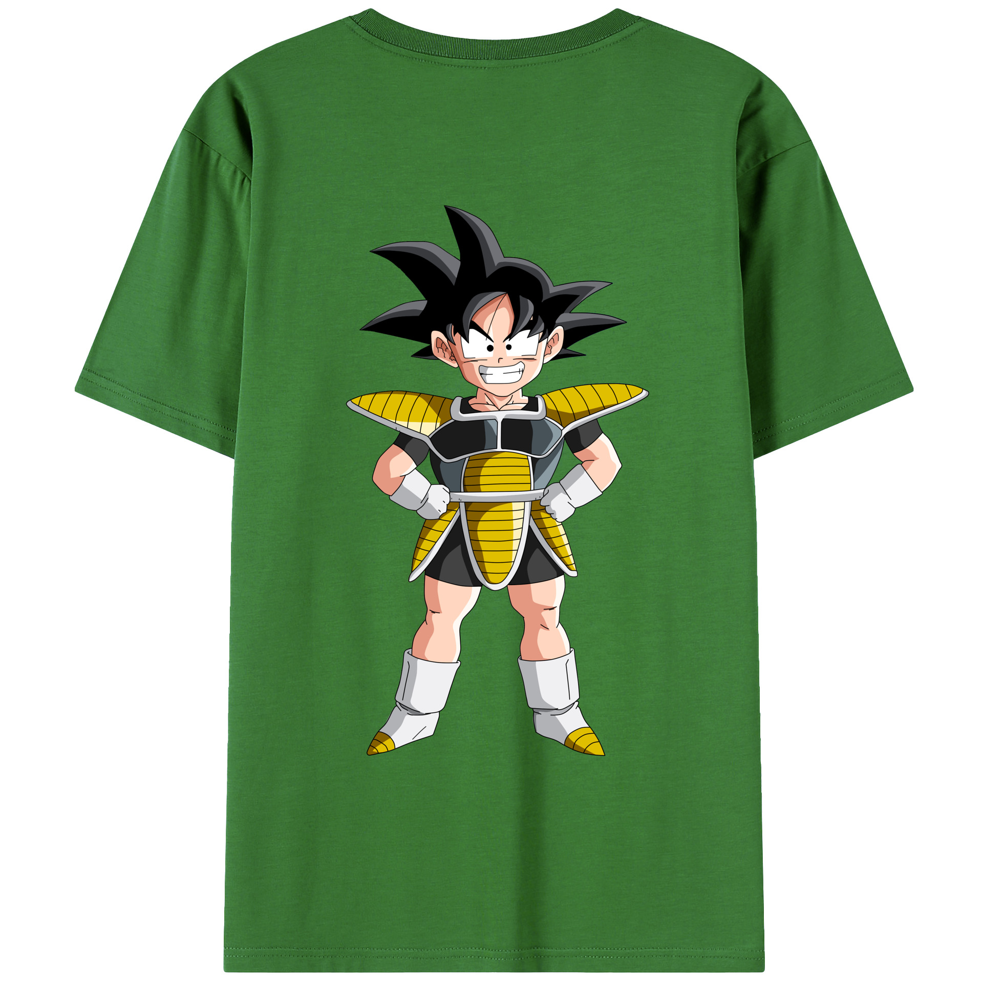 （画像用） ドラゴンボール 孫悟空（そん ごくう）Son Goku カカロット DRAGON BALL Kakarotto レディース半袖Tシャツ(バックプリント)